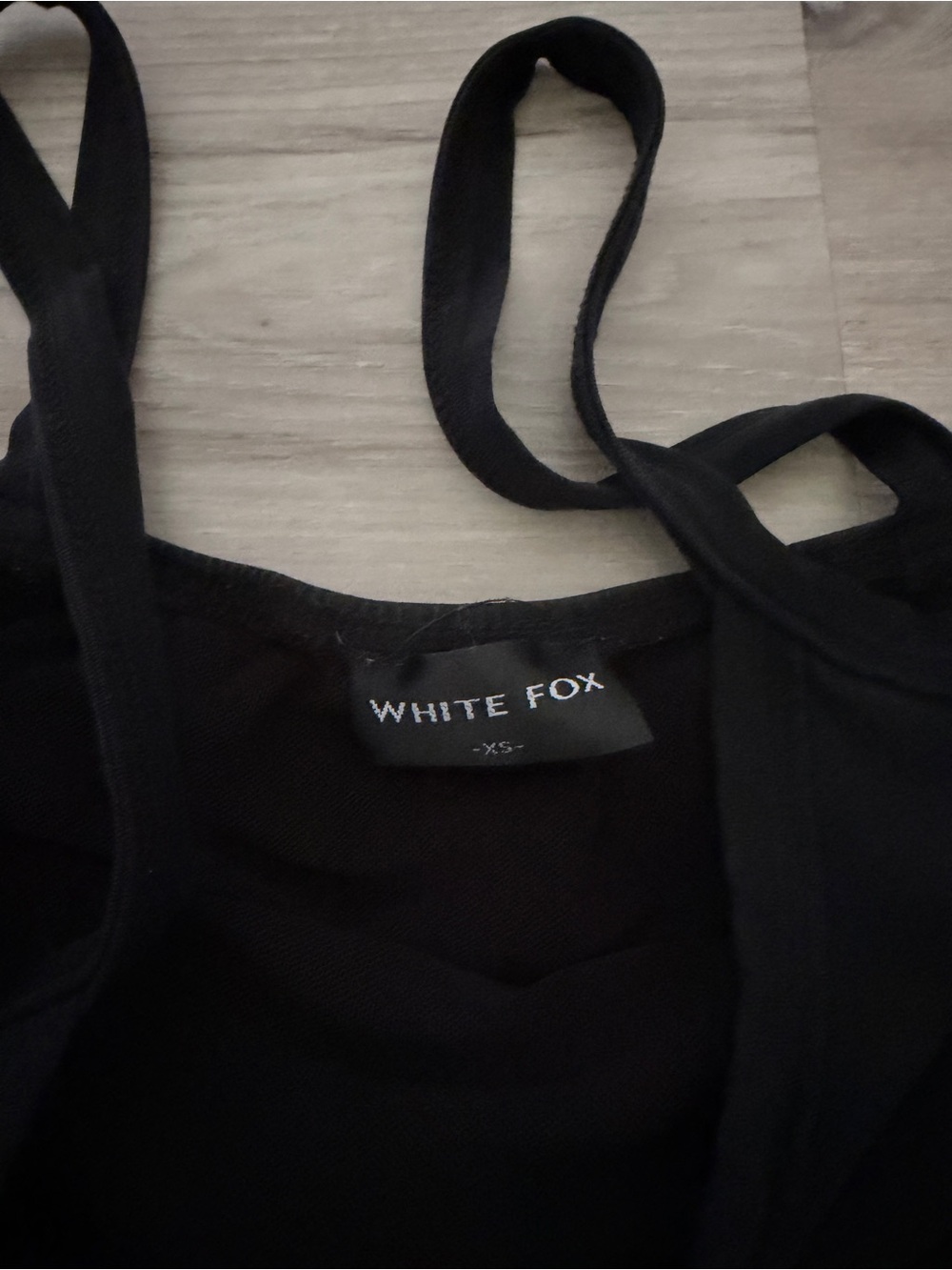 Women’s White Fox Black Tank Top - Picture 2 of 3